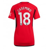 Zenski Nogometni Dres Manchester United Casemiro #18 Domaci 2023-24 Kratak Rukav